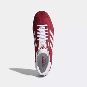 New Burgundy Adidas Gazelles
